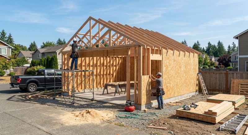 New Garage Building