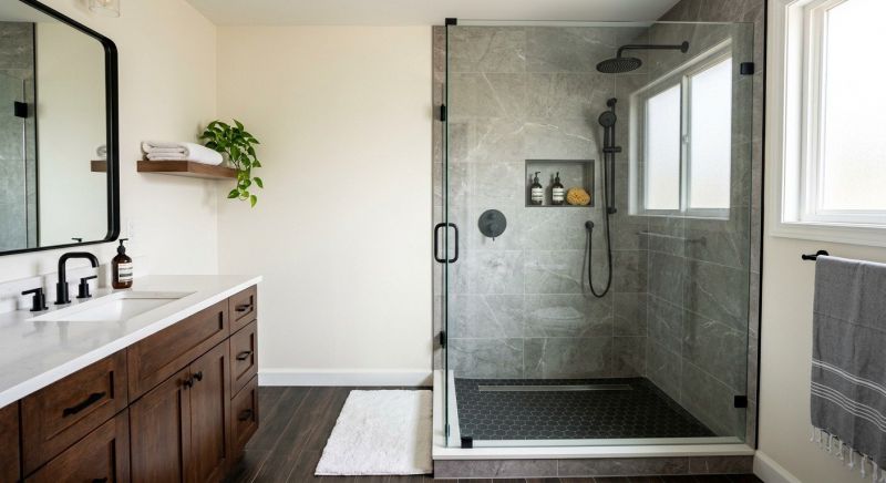 Tub To Shower Conversion