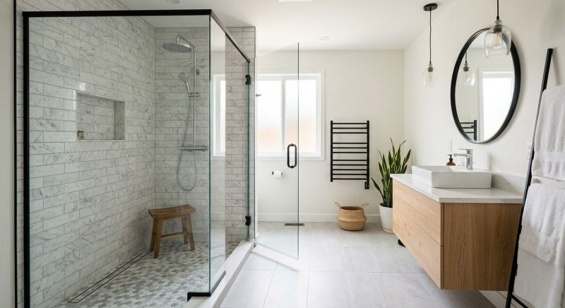 Tub To Shower Conversion